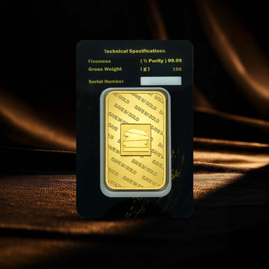 100 Grams Gold Bar (Save in Gold)
